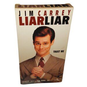 LIAR LIAR VHS in original paper case Jim Carrey Justin Cooper Maura Tierney